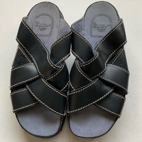 Dr. Martens Shoes - Dr. Martens air wair leather slide sandals